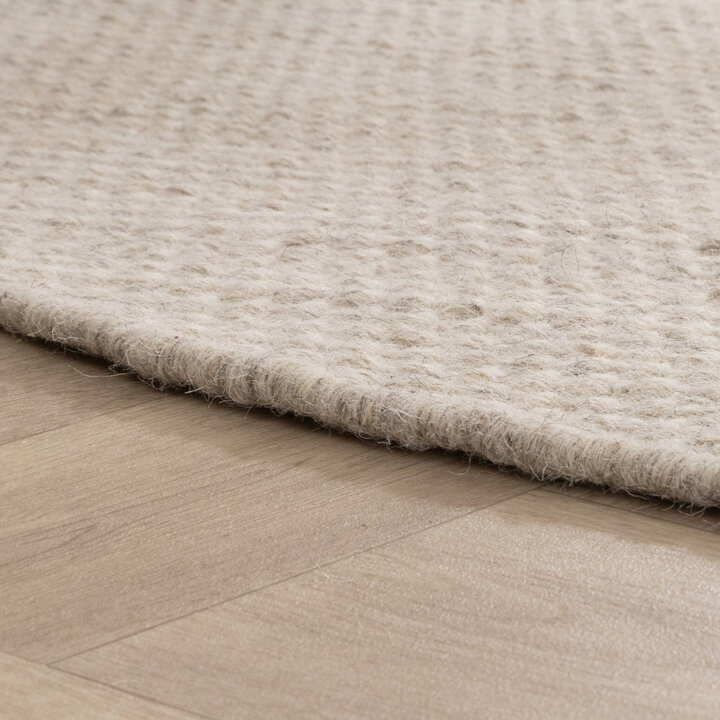 Organisk Formad Matta - Bliss Gräddvit/Vit