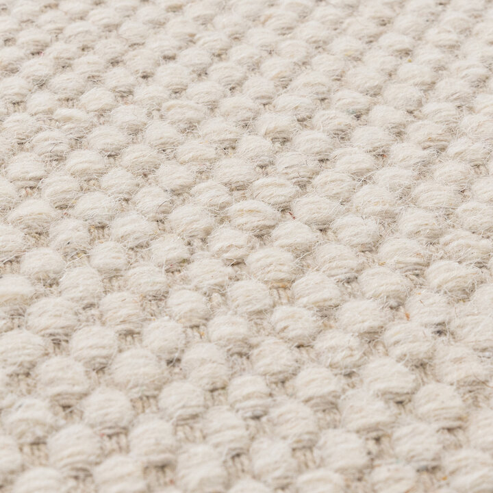 Organisk Formad Matta - Bliss Gräddvit