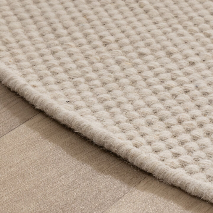 Organisk Formad Matta - Bliss Gräddvit