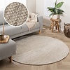 Rund Ullmatta - Bliss Beige/Melerad - thumbnail