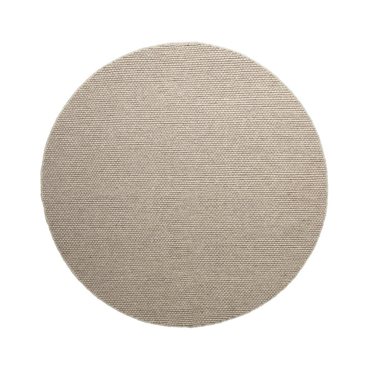 Rund Ullmatta - Bliss Beige/Brun