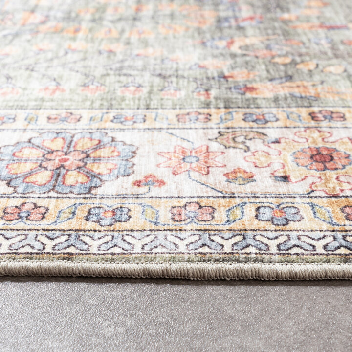 Vintage Utomhusmatta - Santo Flora Olivgrön