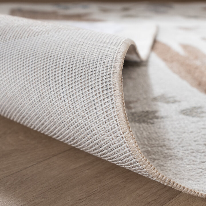 Tvättbar Barnmatta - Mace Dino Gräddvit