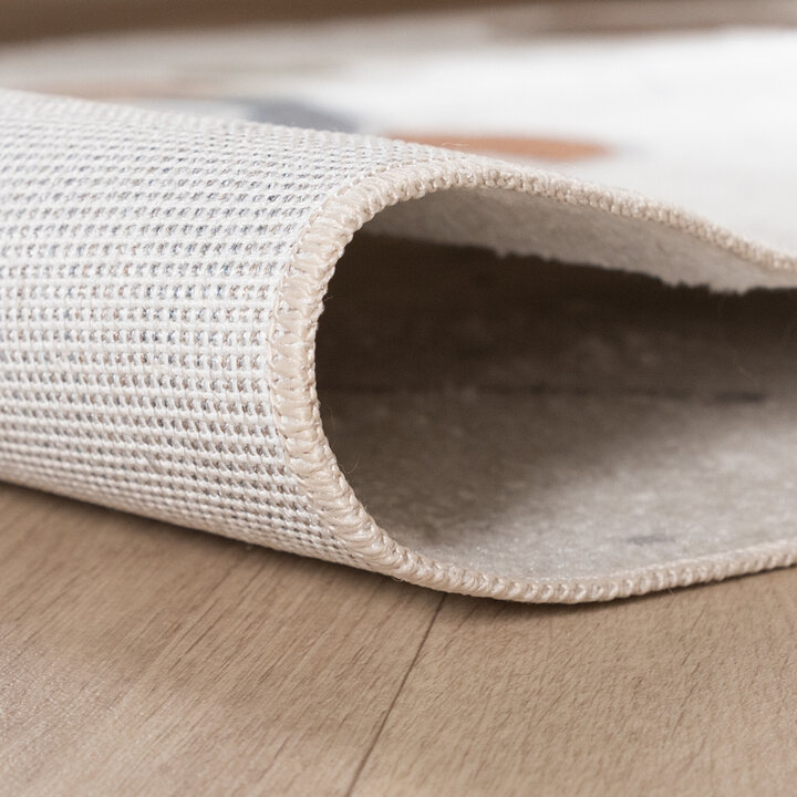 Tvättbar Barnmatta - Mace Rocket Gräddvit