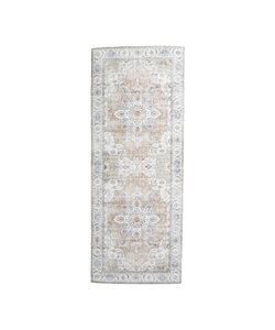 Tvättbar Löpare - Domingo Mandala Beige