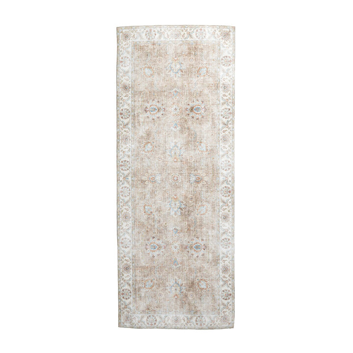 Tvättbar Löpare - Domingo Oriental Beige