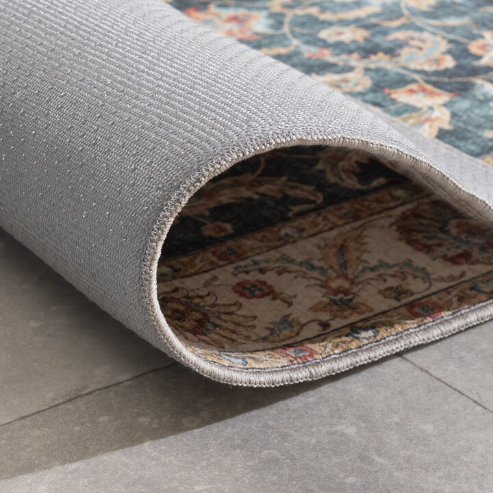 Tvättbar Löpare - Domingo Oriental Mörkgrön