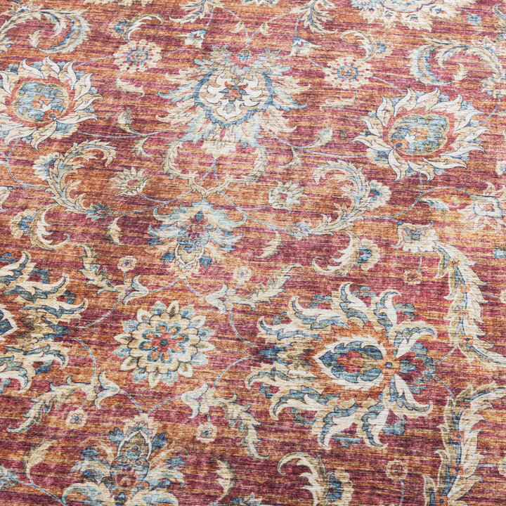 Tvättbar Löpare - Domingo Oriental Terrakotta