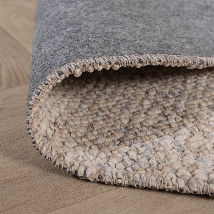 Tvättbar Matta - Bruno Natur/Gräddvit