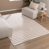 Randig Modern Matta - Dazzle Blocks Beige/Vit - thumbnail