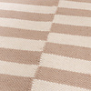 Randig Modern Matta - Dazzle Blocks Beige/Vit - thumbnail 4