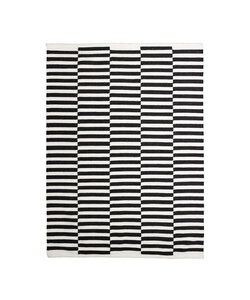 Randig Modern Matta - Dazzle Blocks Svart/Vit