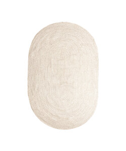 Oval Utomhusmatta - Bali Beige