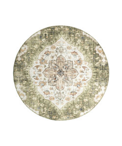 Rund Vintage Utomhusmatta - Santo Mandala Grön