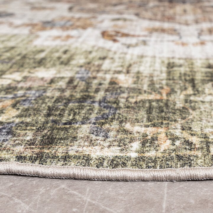 Rund Vintage Utomhusmatta - Santo Mandala Grön