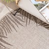 Rund Utomhusmatta - Tiga Edge Taupe - thumbnail 2