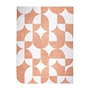 Abstrakt Utomhusmatta - Groovy Tiles Terrakotta - thumbnail 1
