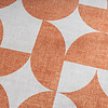 Abstrakt Utomhusmatta - Groovy Tiles Terrakotta - thumbnail 3