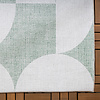 Abstrakt Utomhusmatta - Groovy Tiles Grön - thumbnail 4