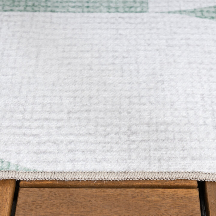 Abstrakt Utomhusmatta - Groovy Tiles Grön