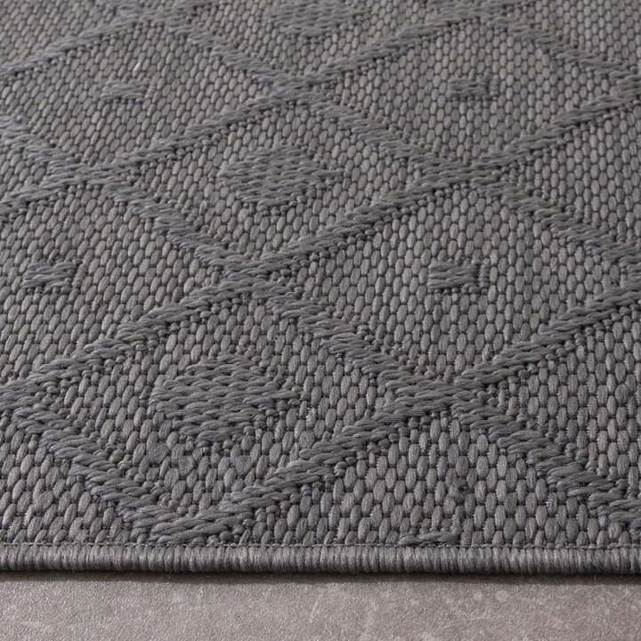 In- Och Utomhusmatta - Dunes Geo Antracit