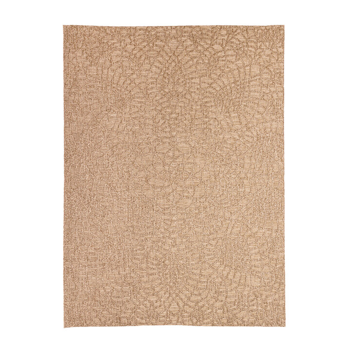 In- Och Utomhusmatta - Dunes Mandala Brun