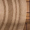 Rund Utomhusmatta I Jute - Mavi Border Gräddvit/Brun - thumbnail 4