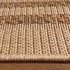 Utomhusmatta I Jute - Mavi Border Gräddvit/Brun - thumbnail 5