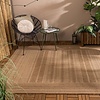 Utomhusmatta I Jute - Mavi Stripes Gräddvit/Brun - thumbnail