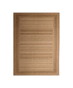 Utomhusmatta I Jute - Mavi Stripes Gräddvit/Brun