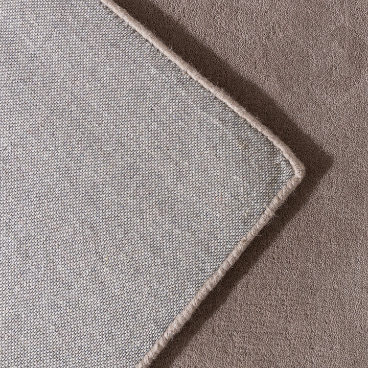 Abstrakt Matta I Ull - Clarice Brun/Beige