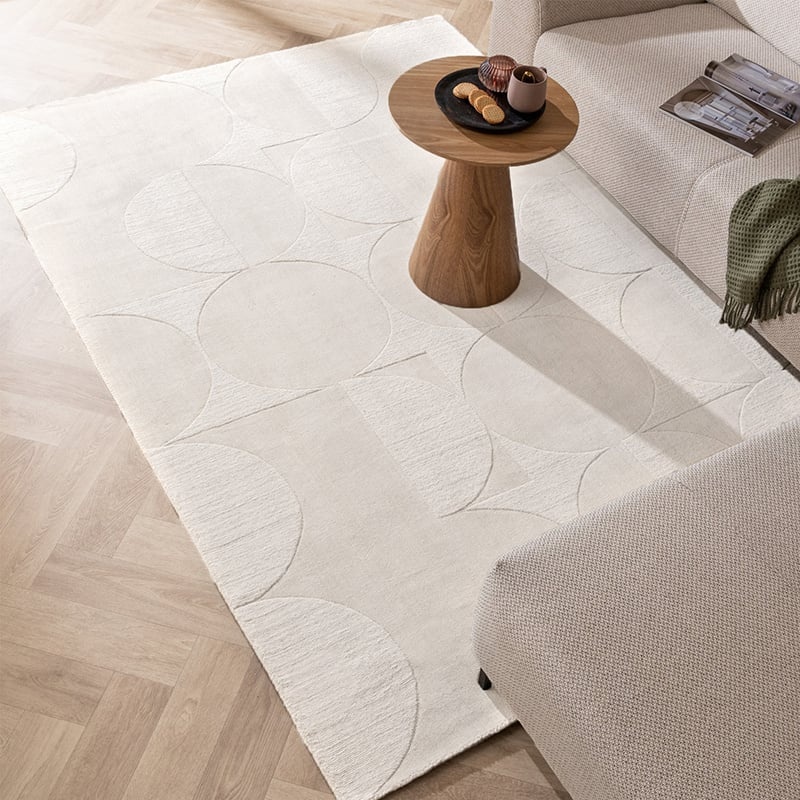 Ullmatta - Giselle Circles Vit