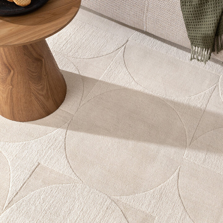 Ullmatta - Giselle Circles Vit