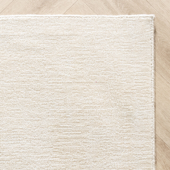 Viskosmatta - Jean Gräddvit/Vit