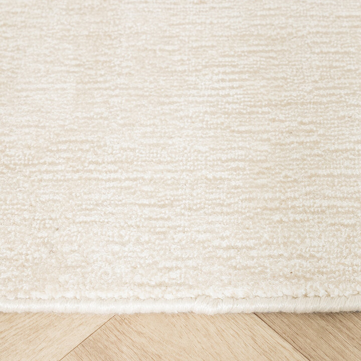 Viskosmatta - Jean Gräddvit/Vit