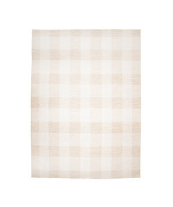 Inomhus- Och Utomhusmatta - Ranch Checkerboard Beige