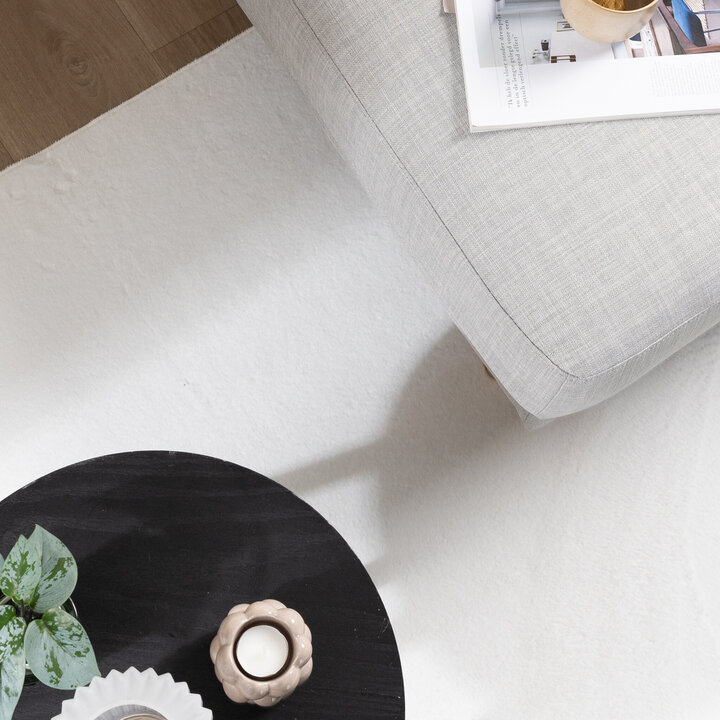 Mjuk Matta Med Låg Lugg - Cozy Vit