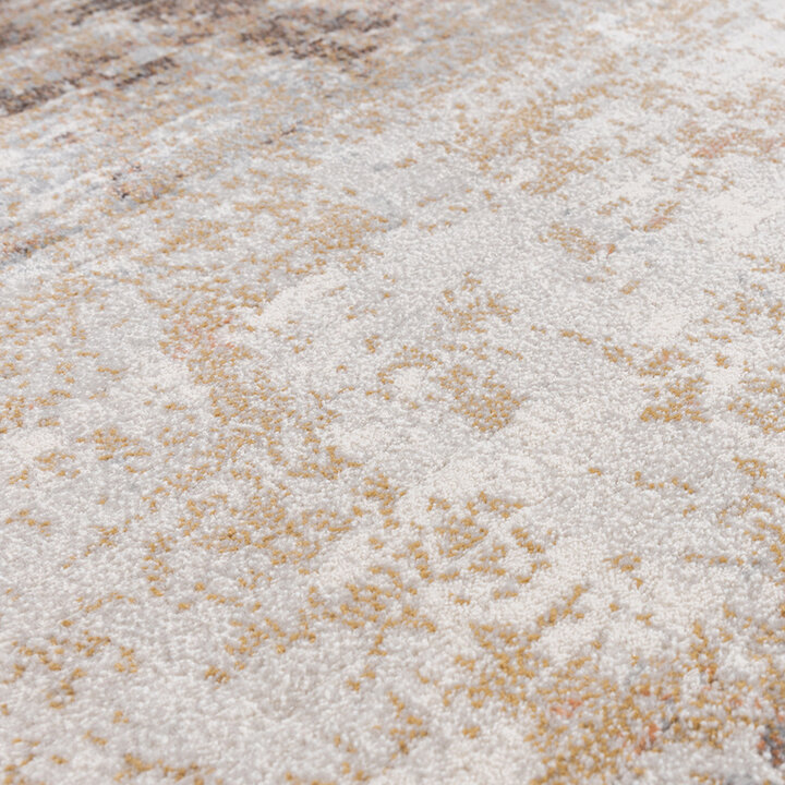 Abstrakt Matta - Xavier Scratch Taupe/Röd