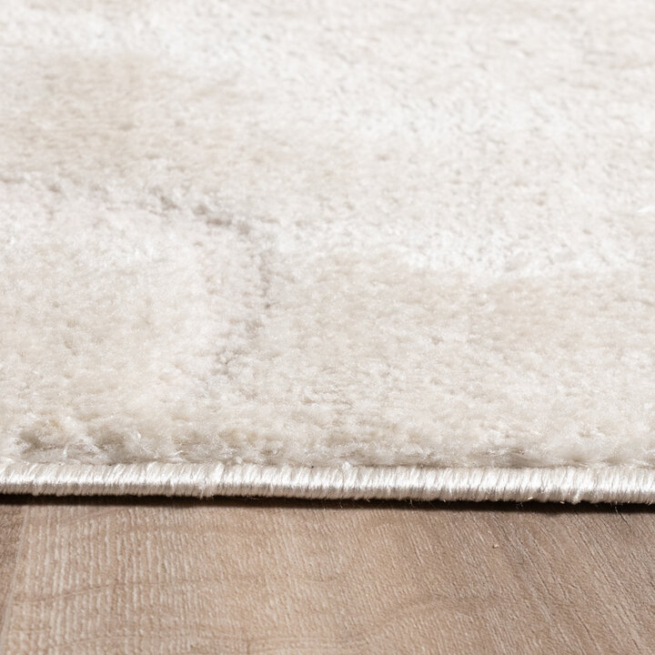 Japandi-Matta - Yori Abstract Gräddvit