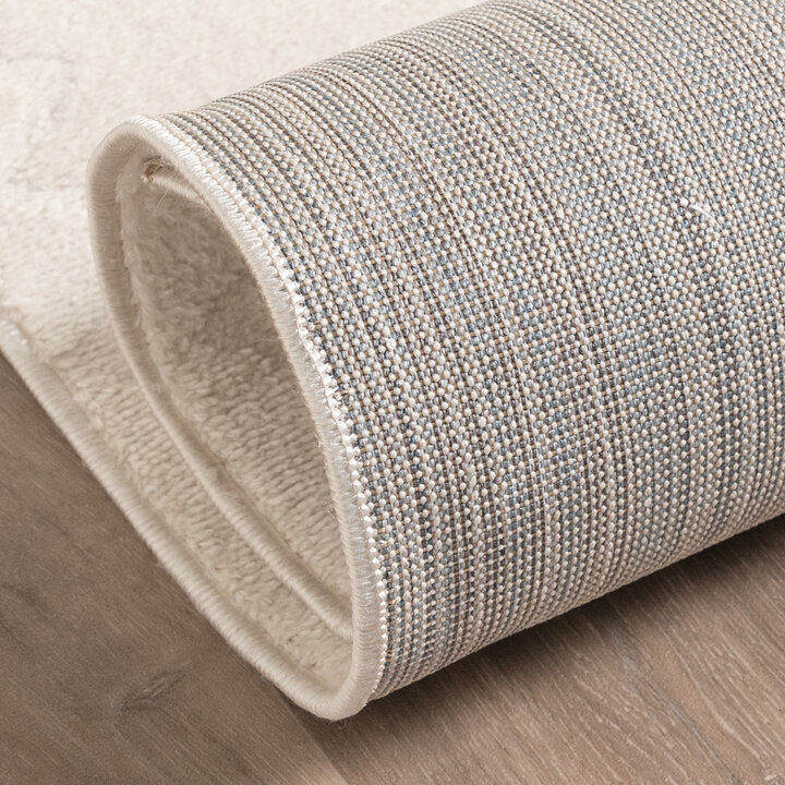 Japandi-Matta - Yori Abstract Gräddvit