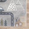 Tvättbar Barnmatta - Ravi Road Flerfärgad - thumbnail 5