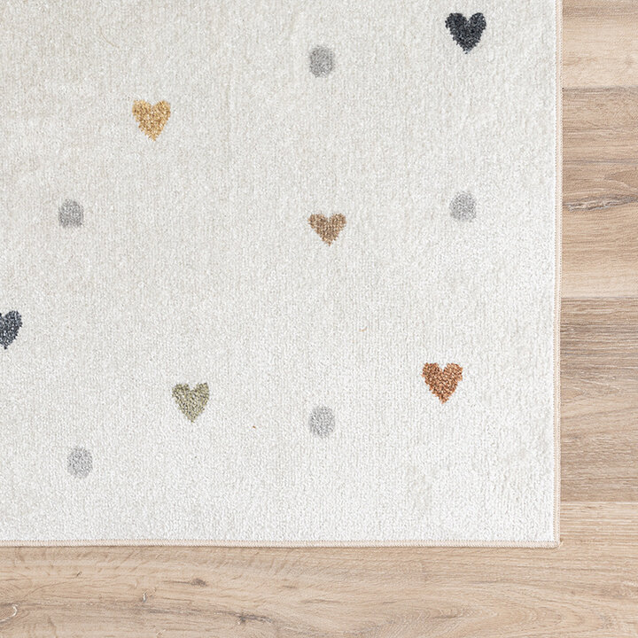 Tvättbar Barnmatta - Ravi Rainbow Flerfärgad