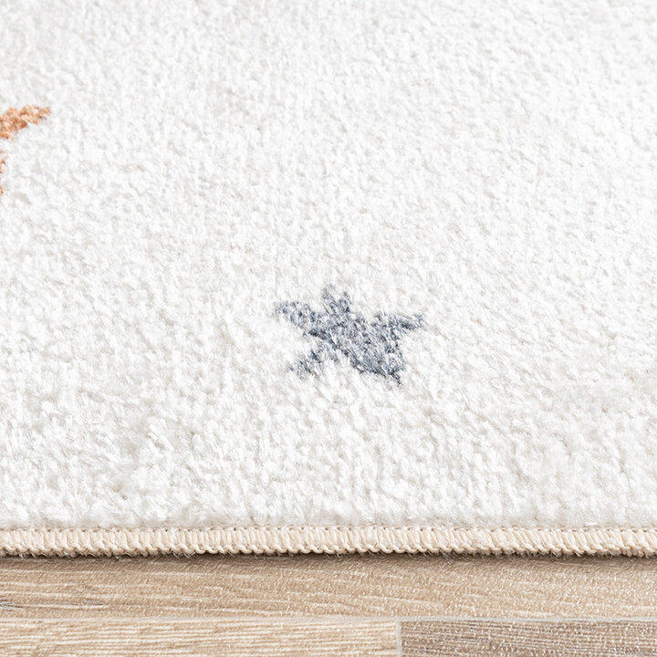 Tvättbar Barnmatta - Ravi Stars Flerfärgad