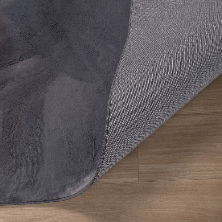 Mjuk Matta Med Låg Lugg - Cozy Antracit