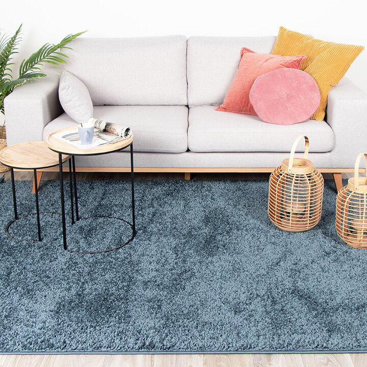 Matta Med Hög Lugg - Lofty Blå