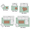 Lapptäckesmatta  - Spring Patchwork Gul/Taupe - thumbnail 6