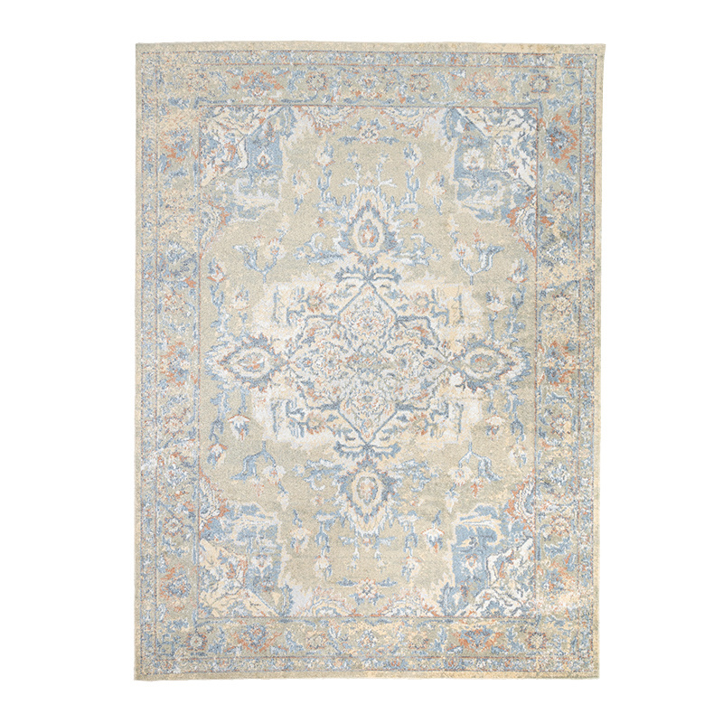 Tvättbar Matta - Nova Medaillon Grön - sfeer