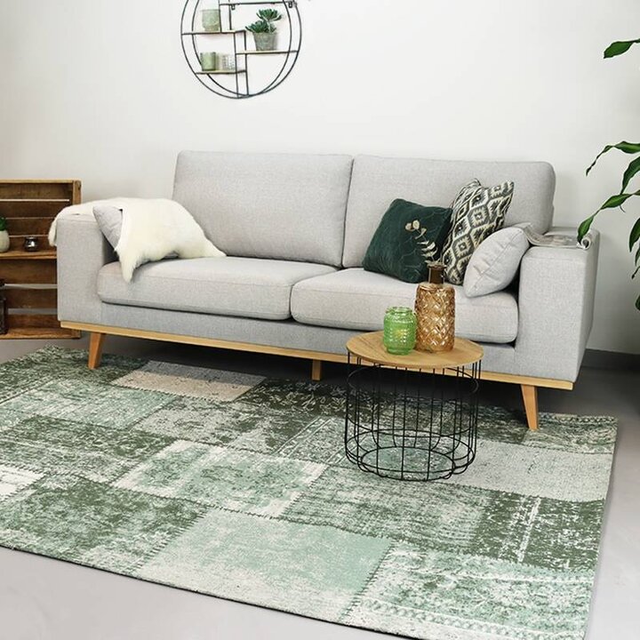 Lapptäckesmatta  - Dreams Patchwork Grön