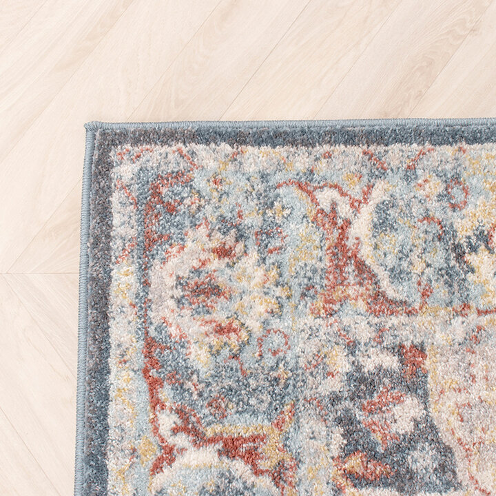 Matta I Vintagestil - Inspire No. 216 Blå/Röd