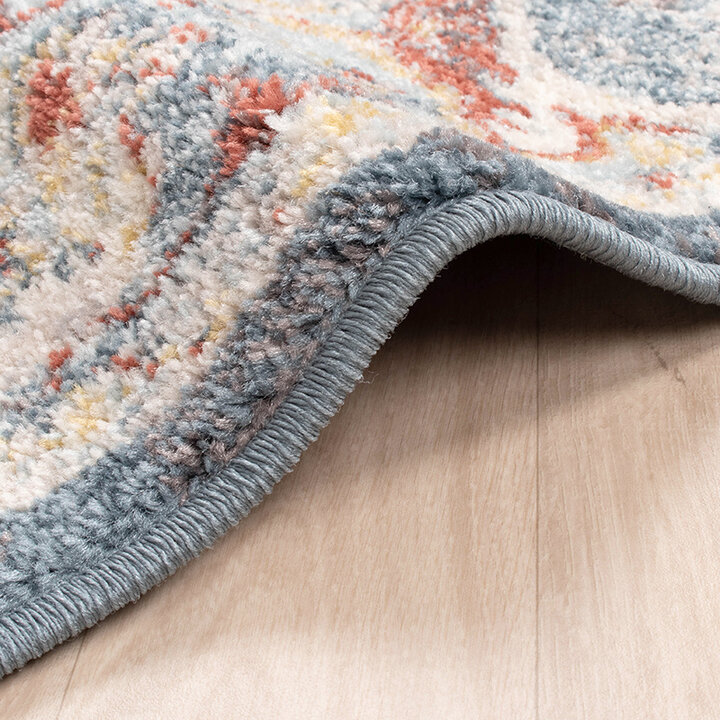 Matta I Vintagestil - Inspire No. 216 Blå/Röd